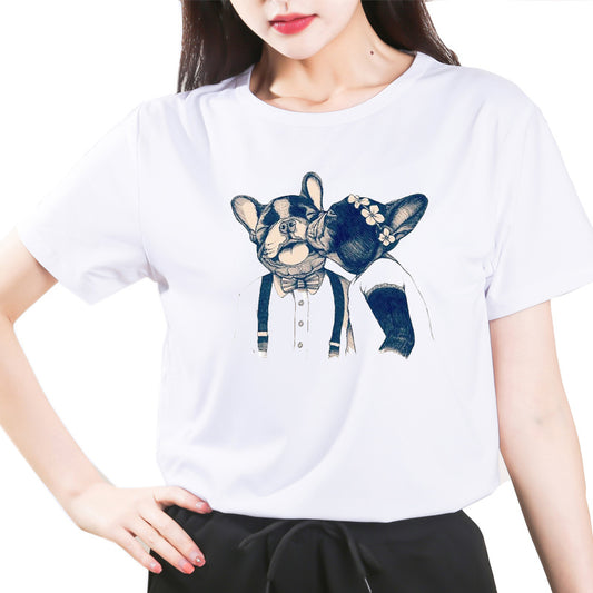 French Bulldog Dog Print T-shirt