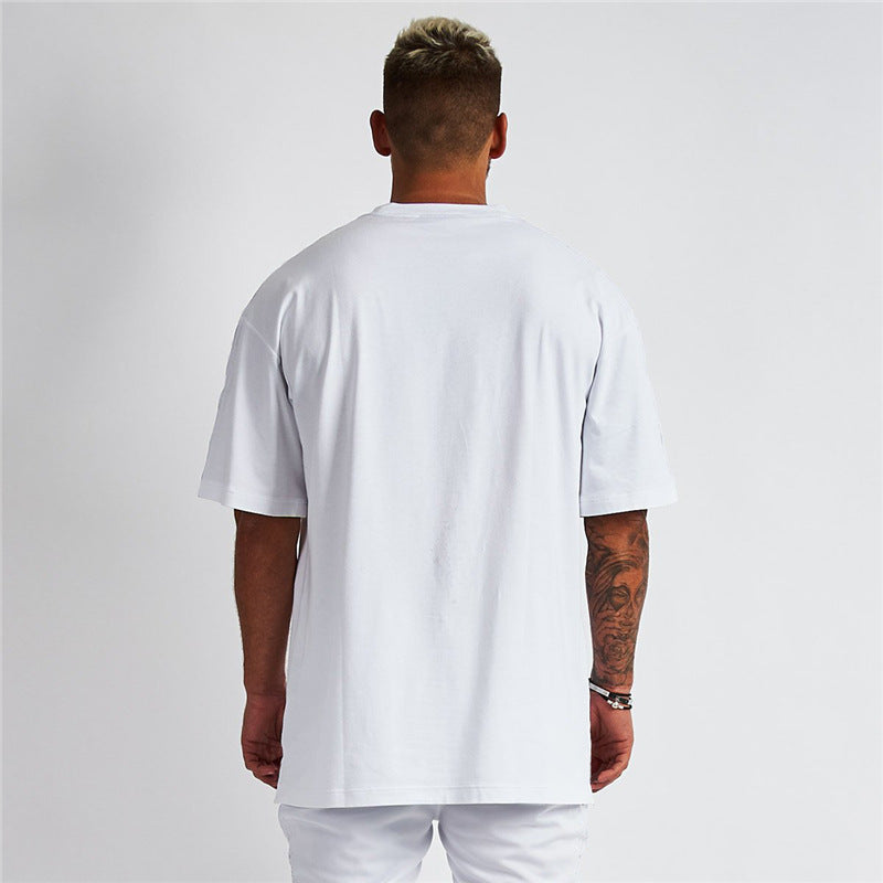 Five-point Sleeve Style Bodybuilding Sports Tshirt