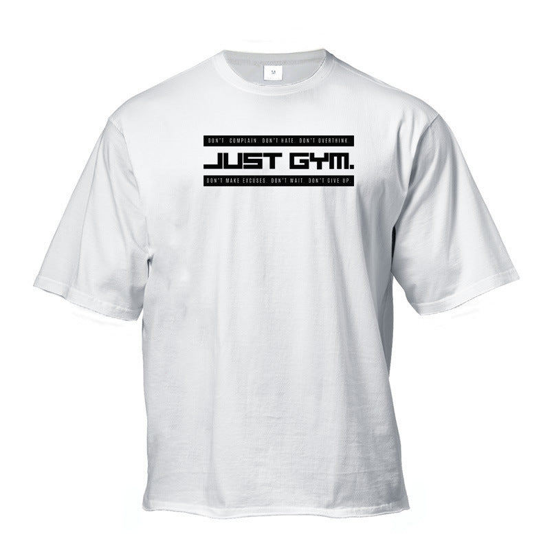 Five-point Sleeve Style Bodybuilding Sports Tshirt