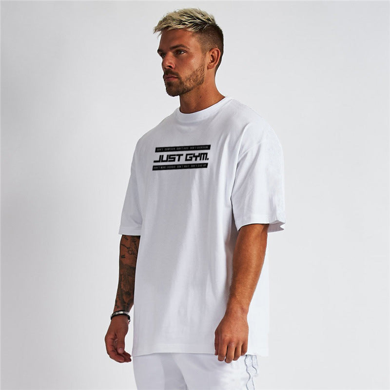 Five-point Sleeve Style Bodybuilding Sports Tshirt