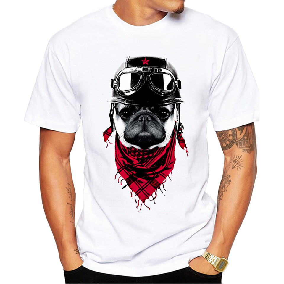 French Print Shortsleeved T-shirt
