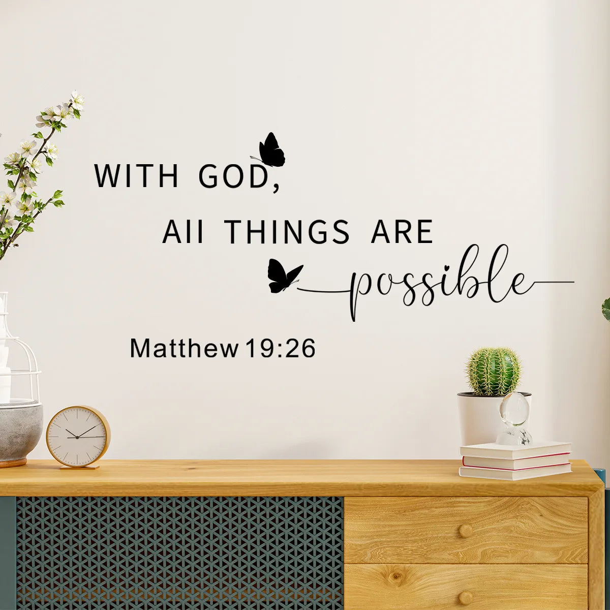 Letter Bible Verse  Wall Stickers