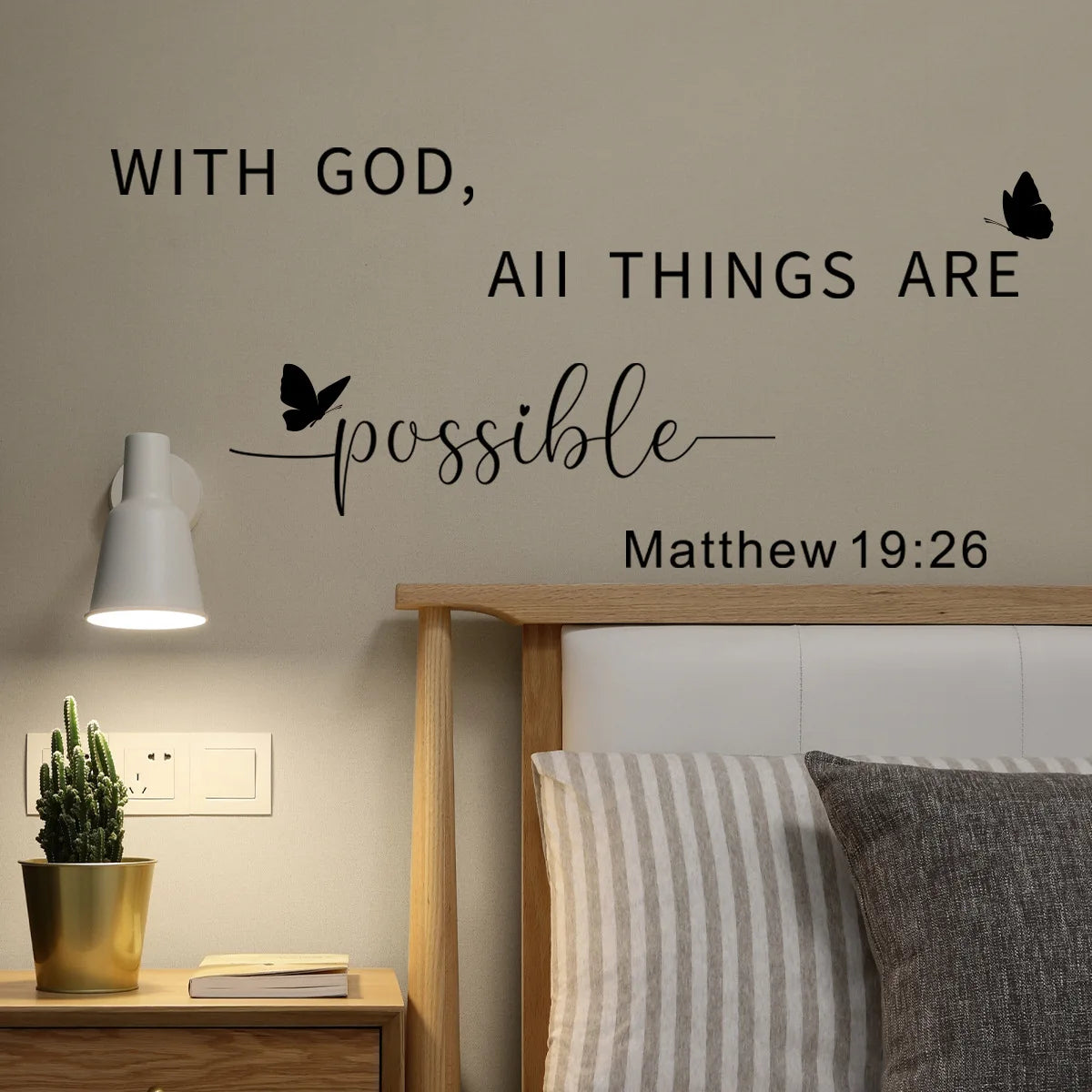 Letter Bible Verse  Wall Stickers