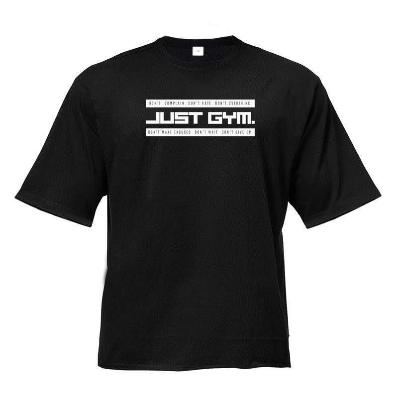 Five-point Sleeve Style Bodybuilding Sports Tshirt